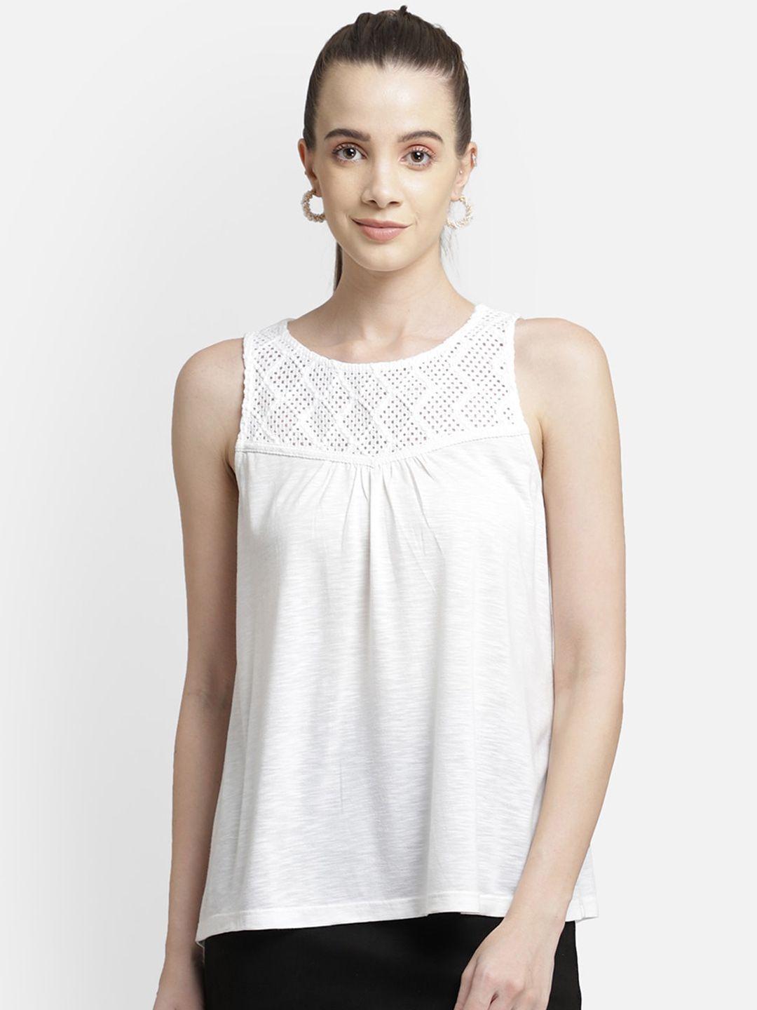 aditi wasan women white regular top