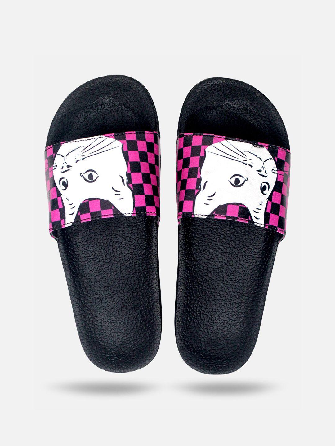 adiver women printed sliders