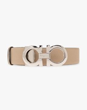 adjustable and reversible gancini belt