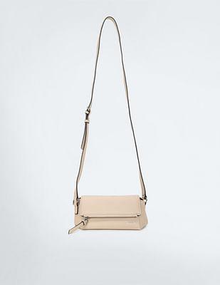 adjustable strap flap crossover bag