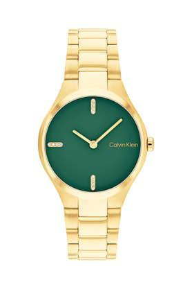 admire quartz green round dial women's watch - 25200333