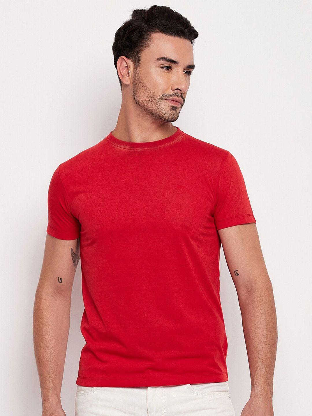 adobe half sleeve round neck cotton t-shirt