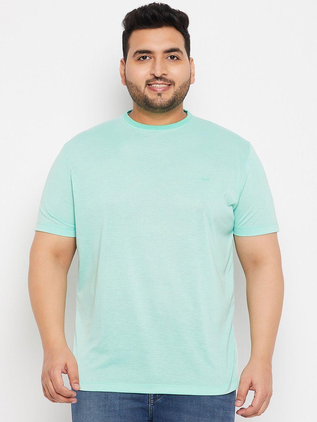 adobe men sea green t-shirt