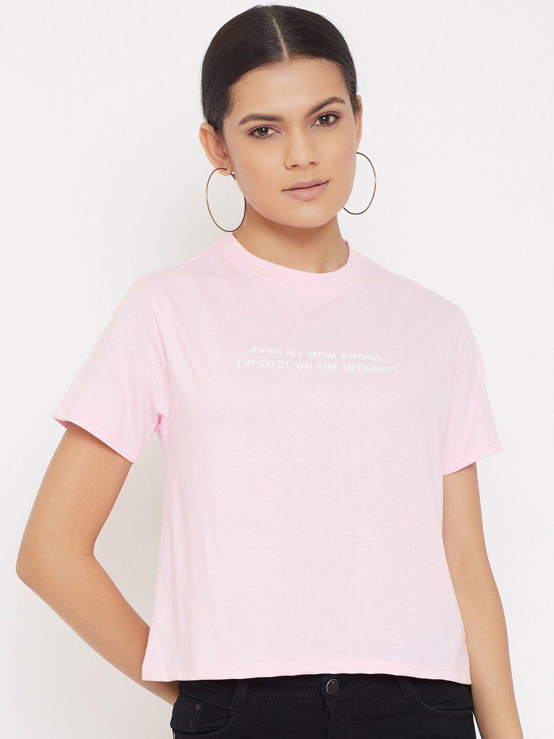 adobe pink printed regular top