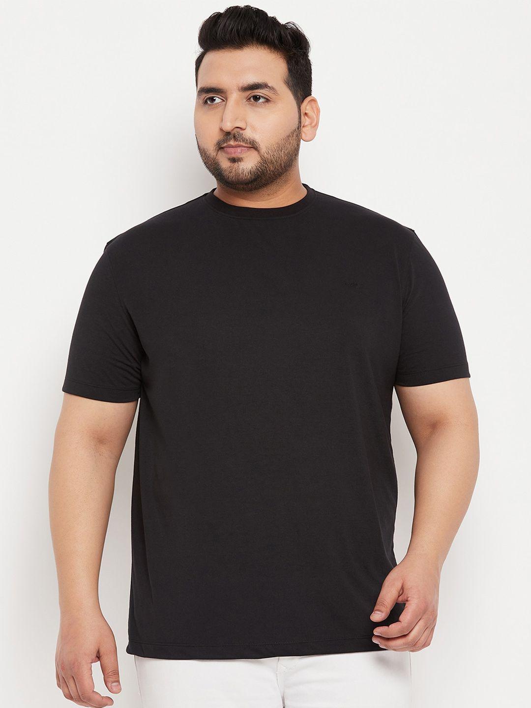 adobe plus size round neck cotton t-shirt