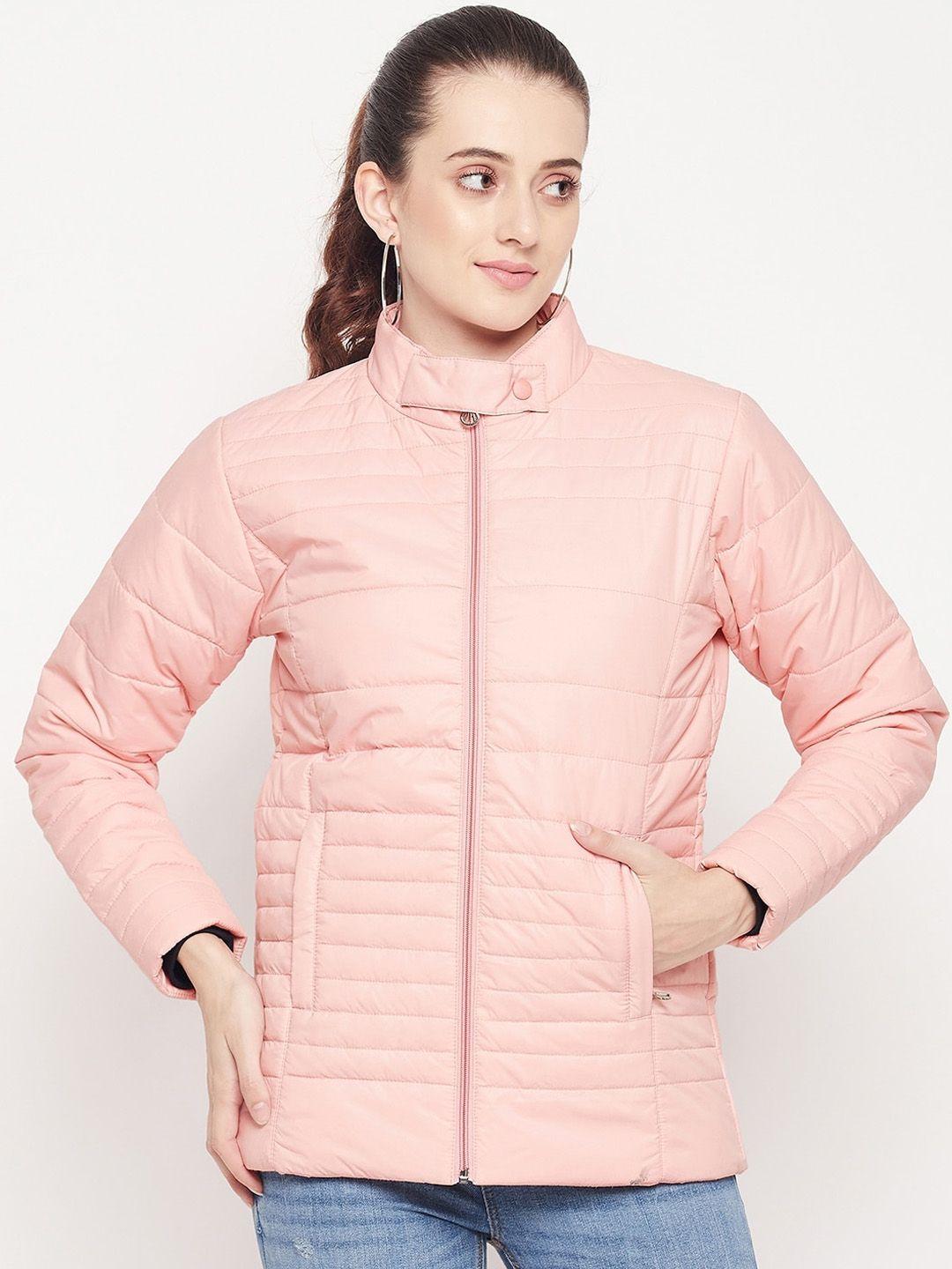 adobe women pink lightweight padded jacket