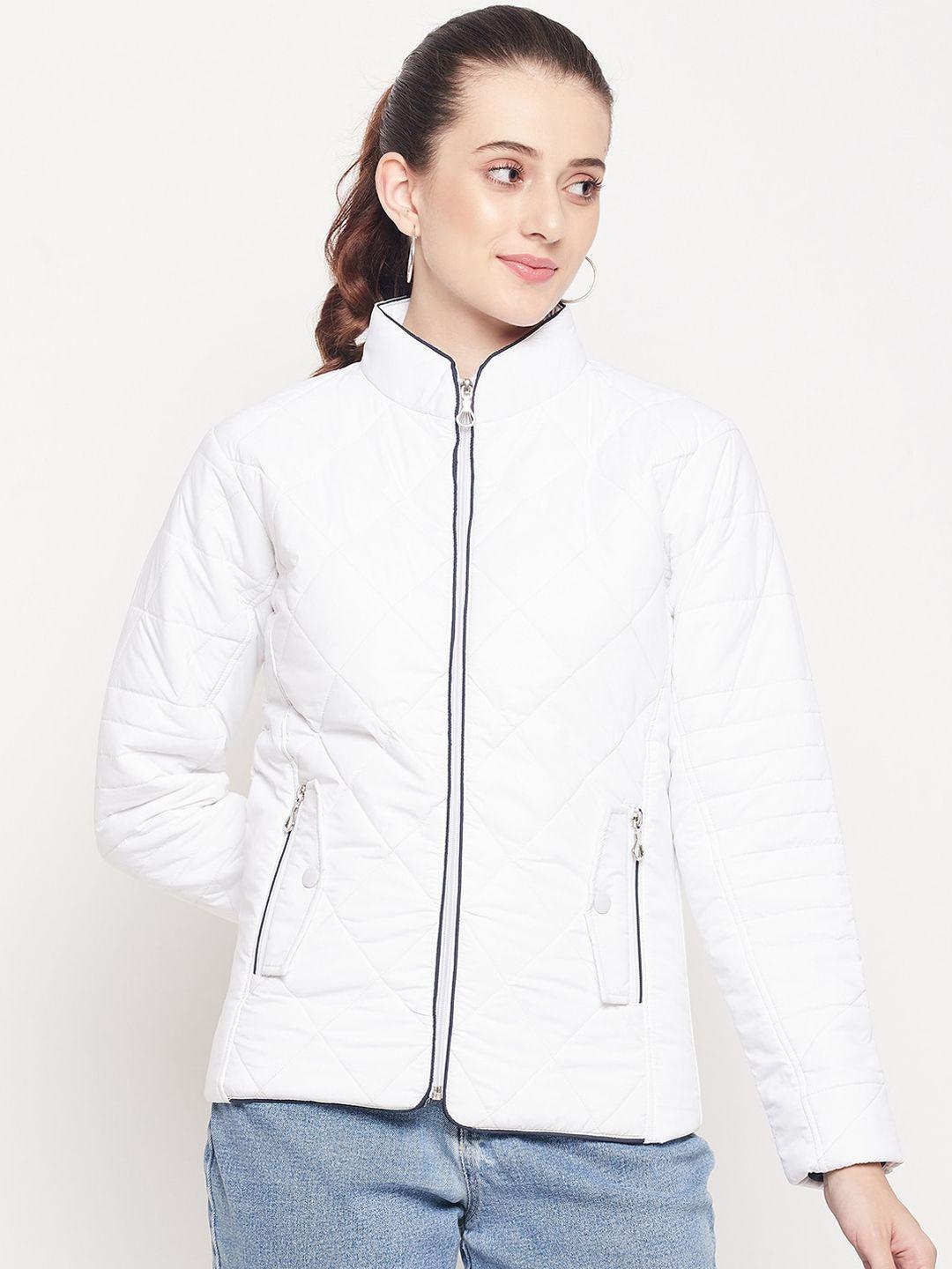 adobe women white lightweight quilted jacket