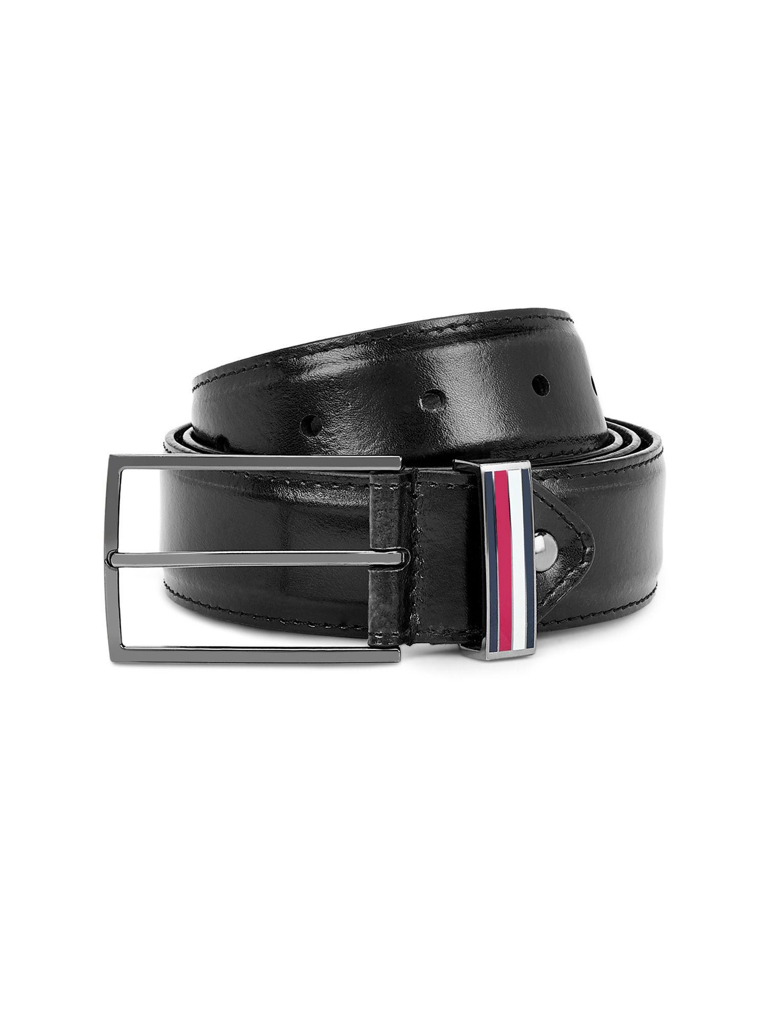 adreil mens leather belt solid small black