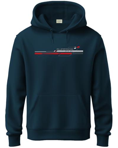 adro hoodies for men | printed hoodie for men | cotton hoodie | mens hoodies | sweatshirt for men | hooded hoodie | h24-rac-sb-l teal