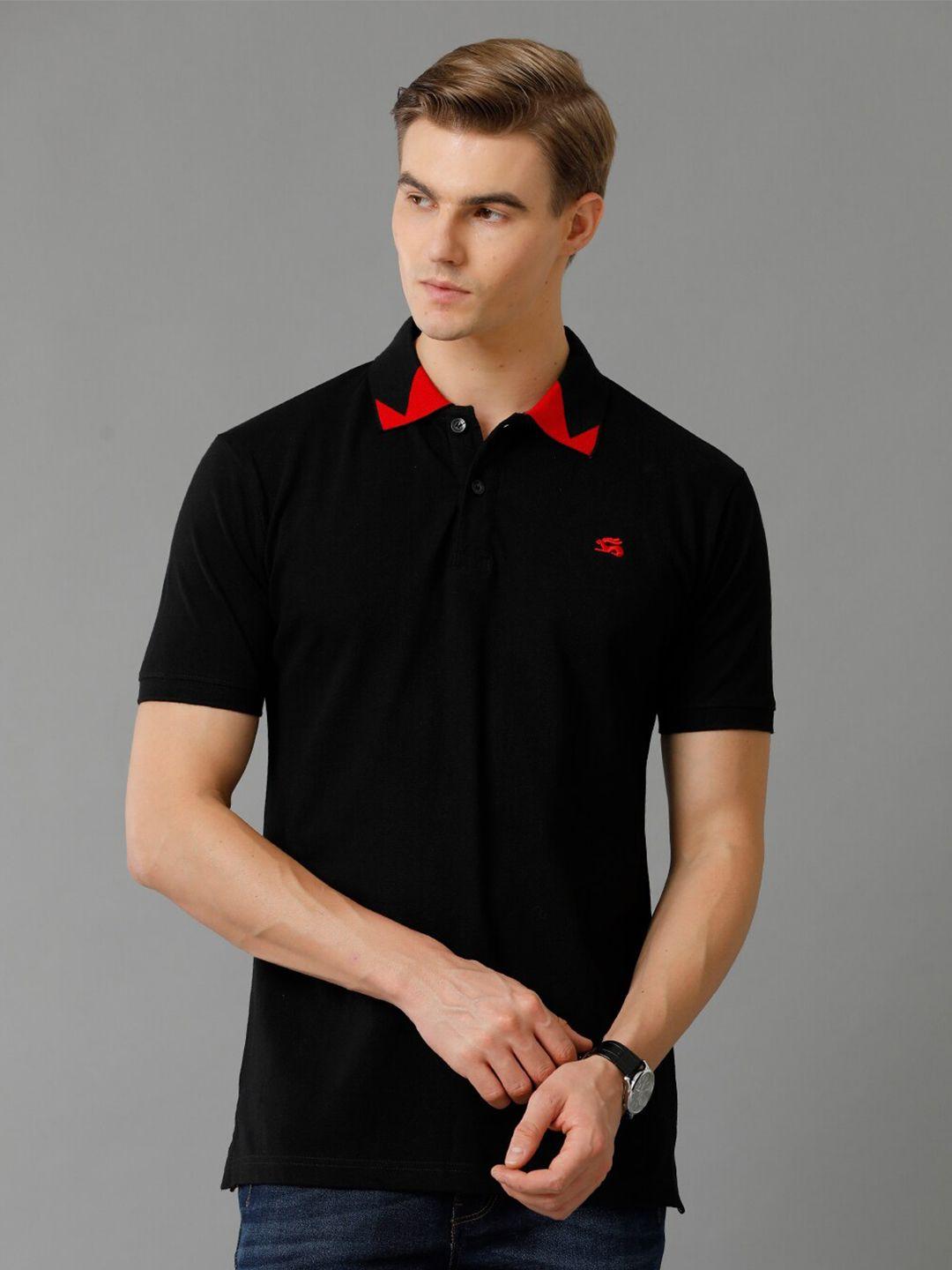 adro polo collar cotton casual t-shirt