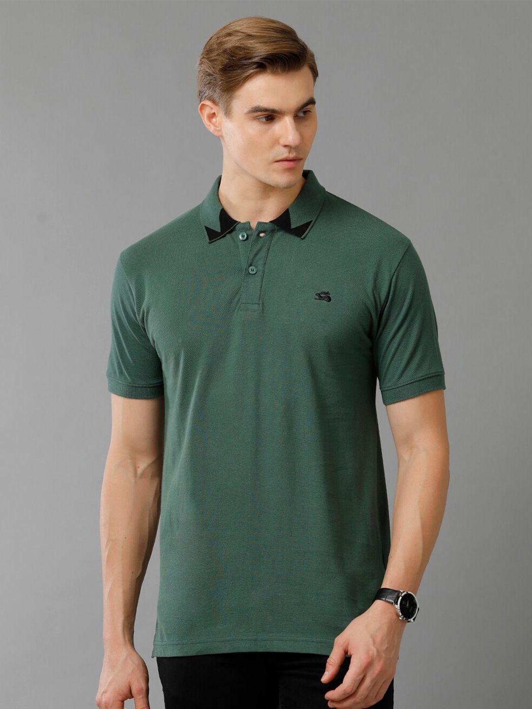 adro polo collar cotton casual t-shirt