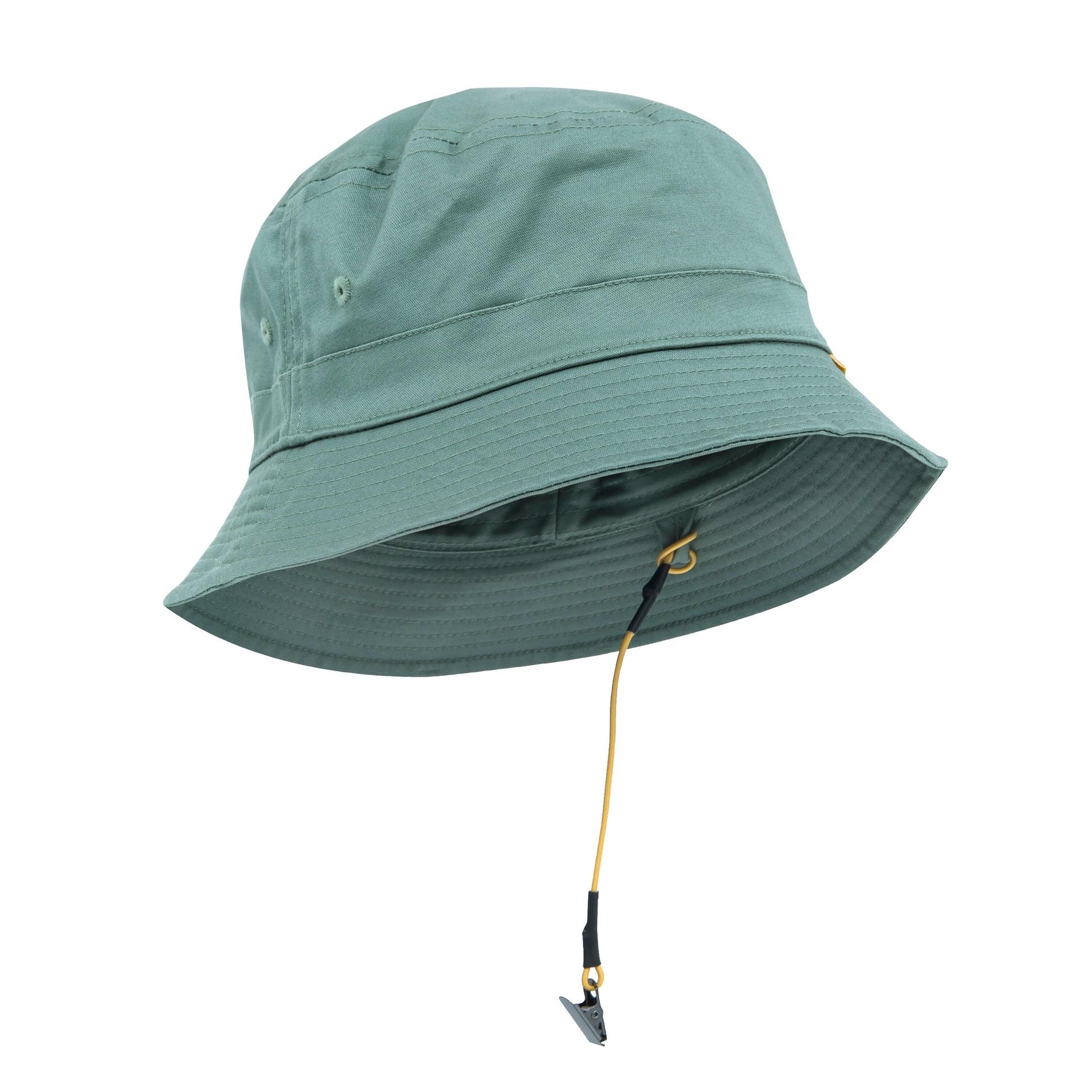 adults' sailing boat hat 100 khaki cotton