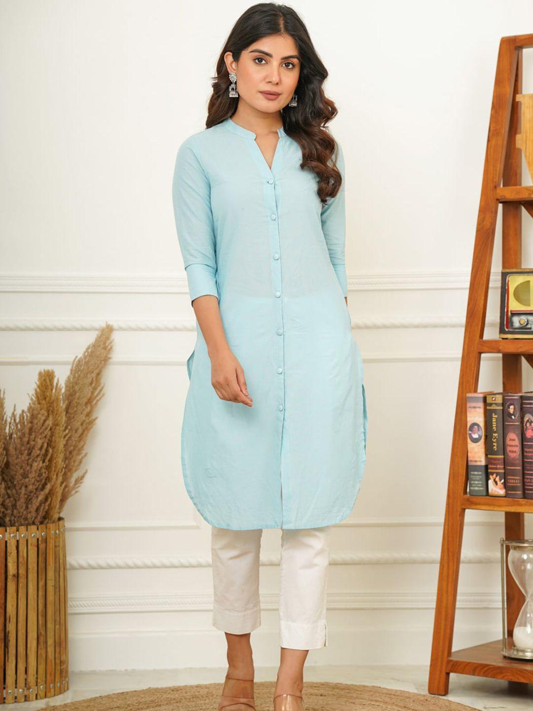 adveta women blue kurta