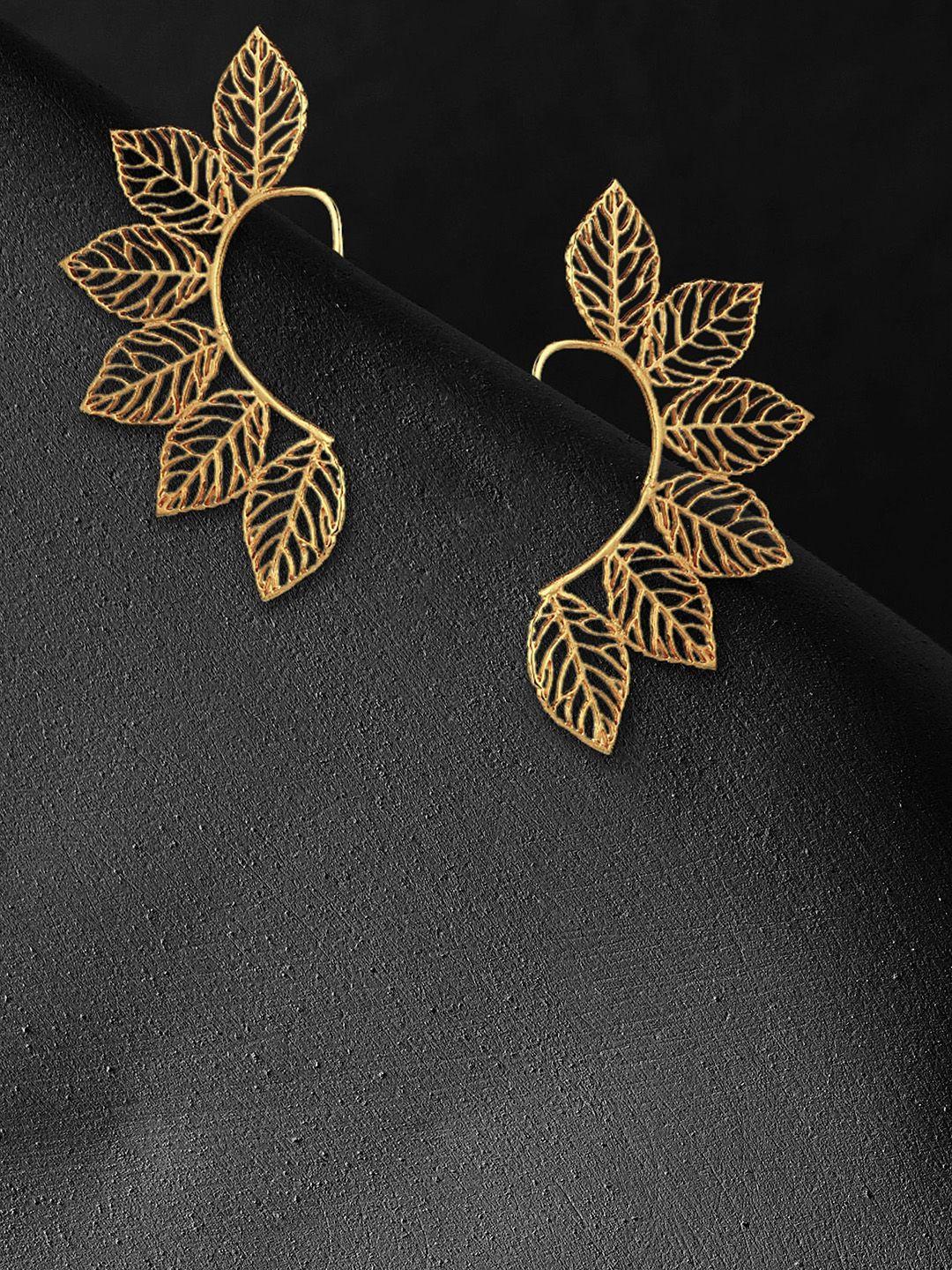 adwitiya collection gold-toned classic studs earrings