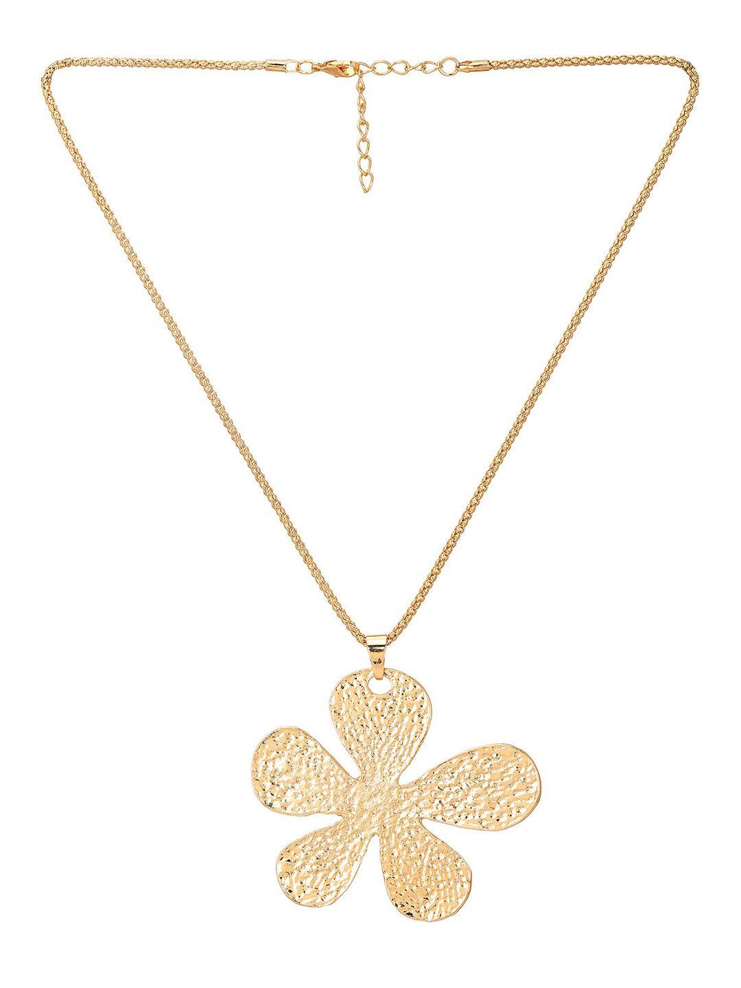 adwitiya collection women gold-plated necklace