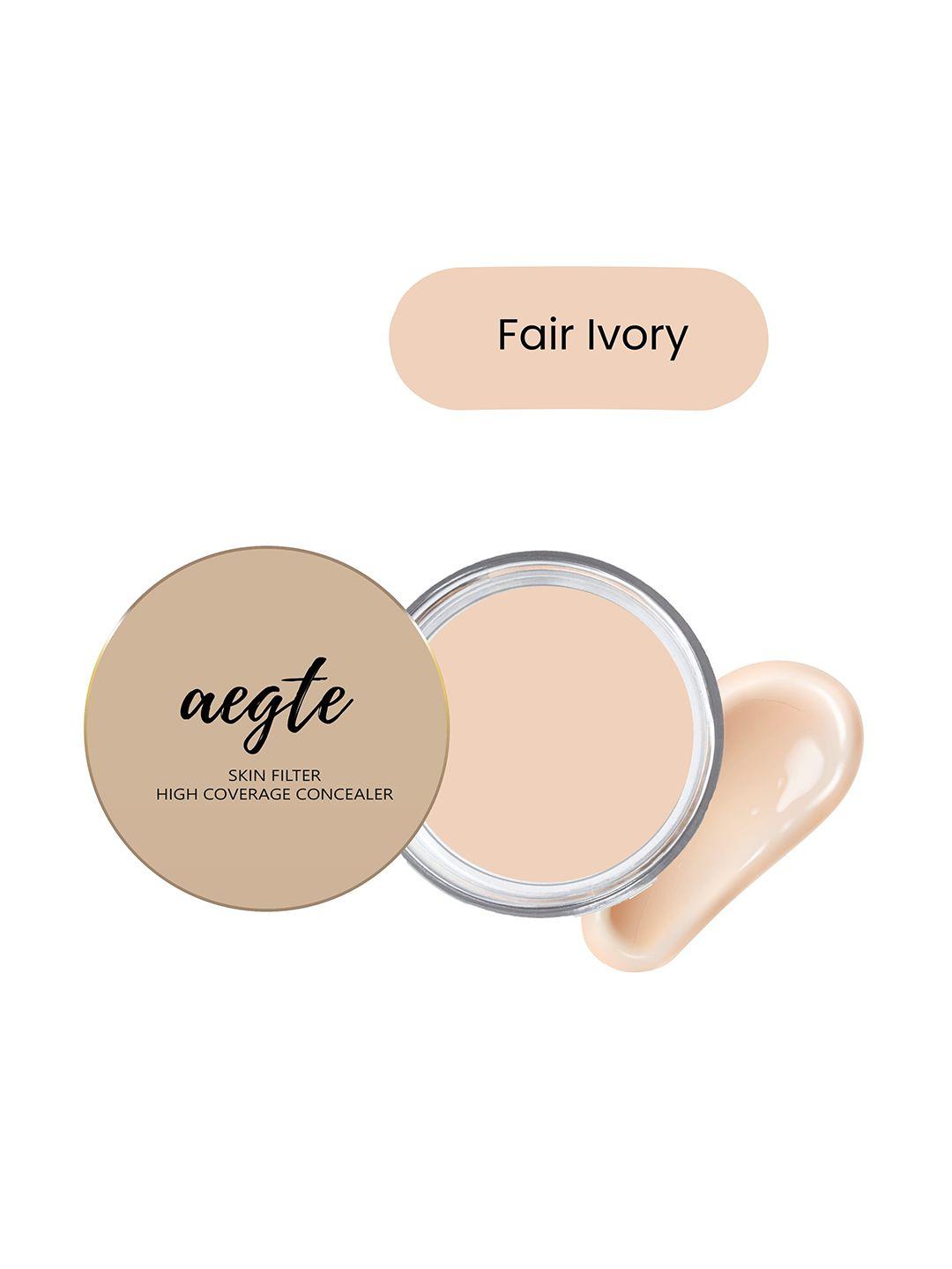 aegte skin filter high coverage concealer - fair ivory