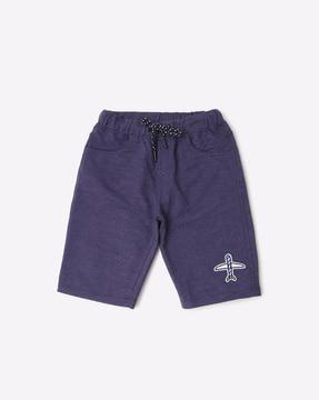 aero print bermuda shorts with pockets