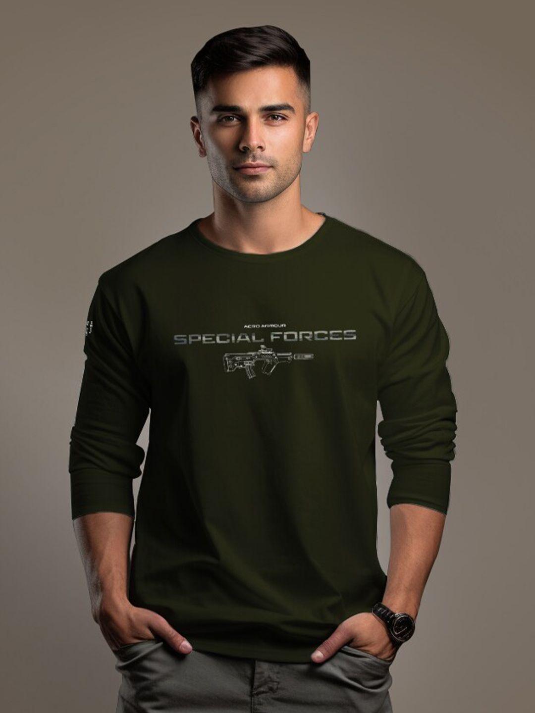 aero armour unisex olive green t-shirt