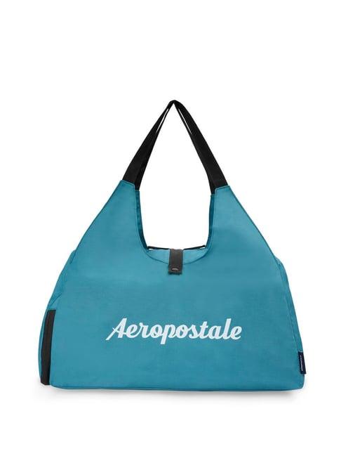 aeropostale mayfield teal duffle bag