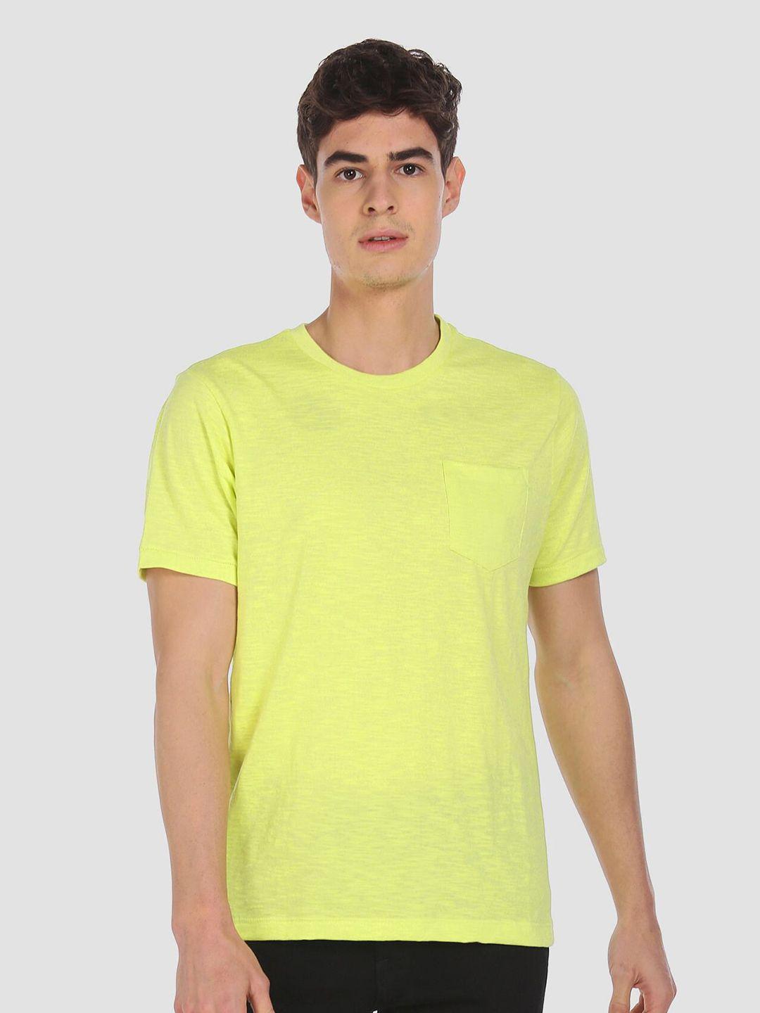 aeropostale men yellow t-shirt