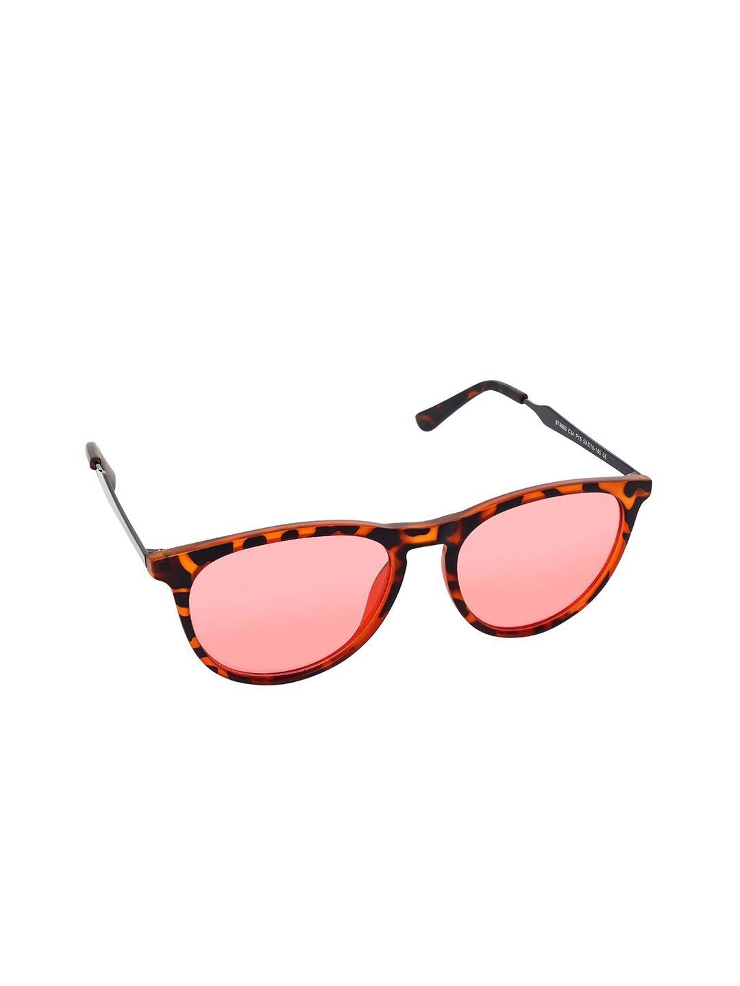 aeropostale women pink lens & pink round sunglasses with polarised and uv protected lens