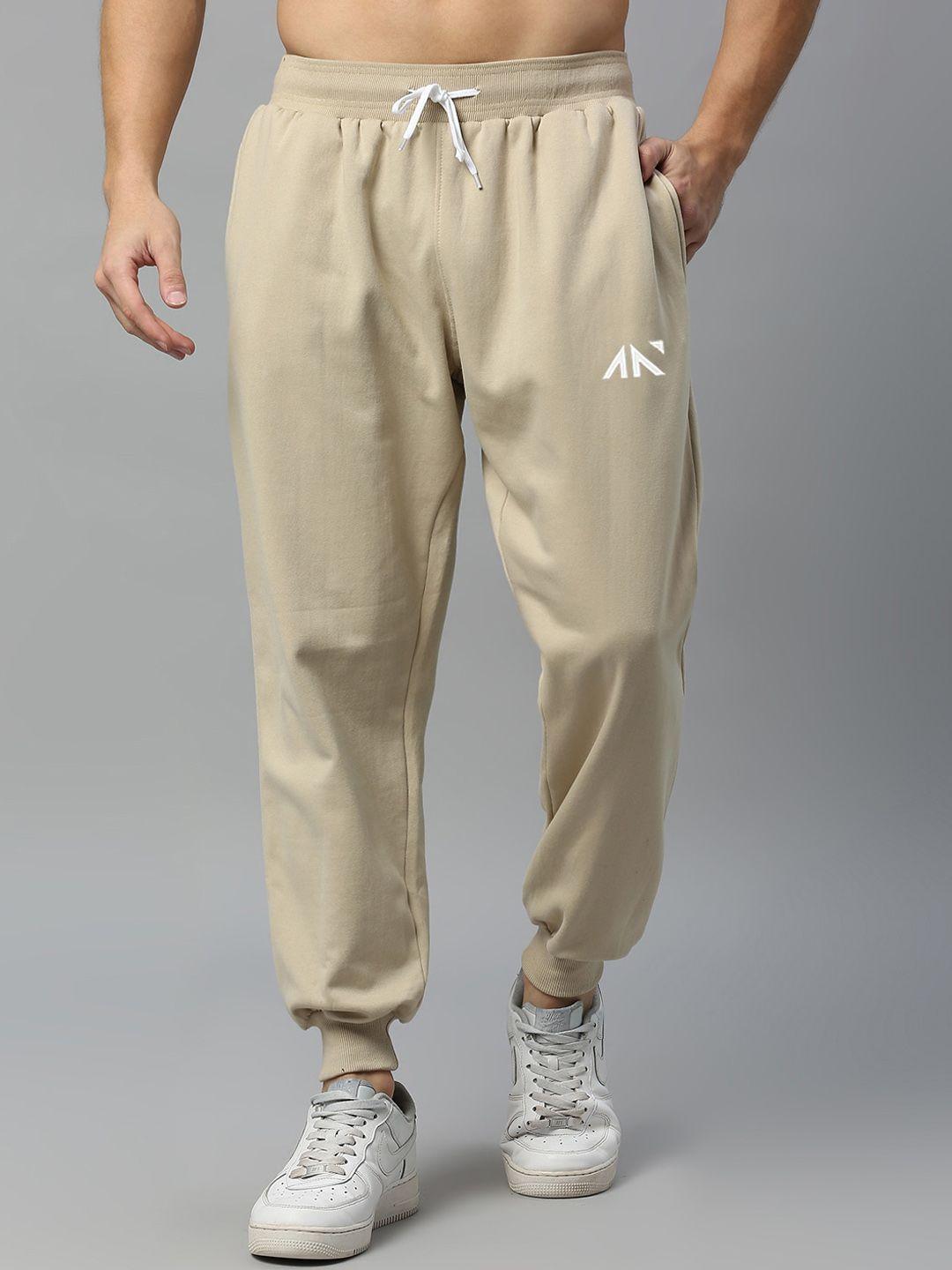 aesthetic nation men mid rise relaxed fit joggers