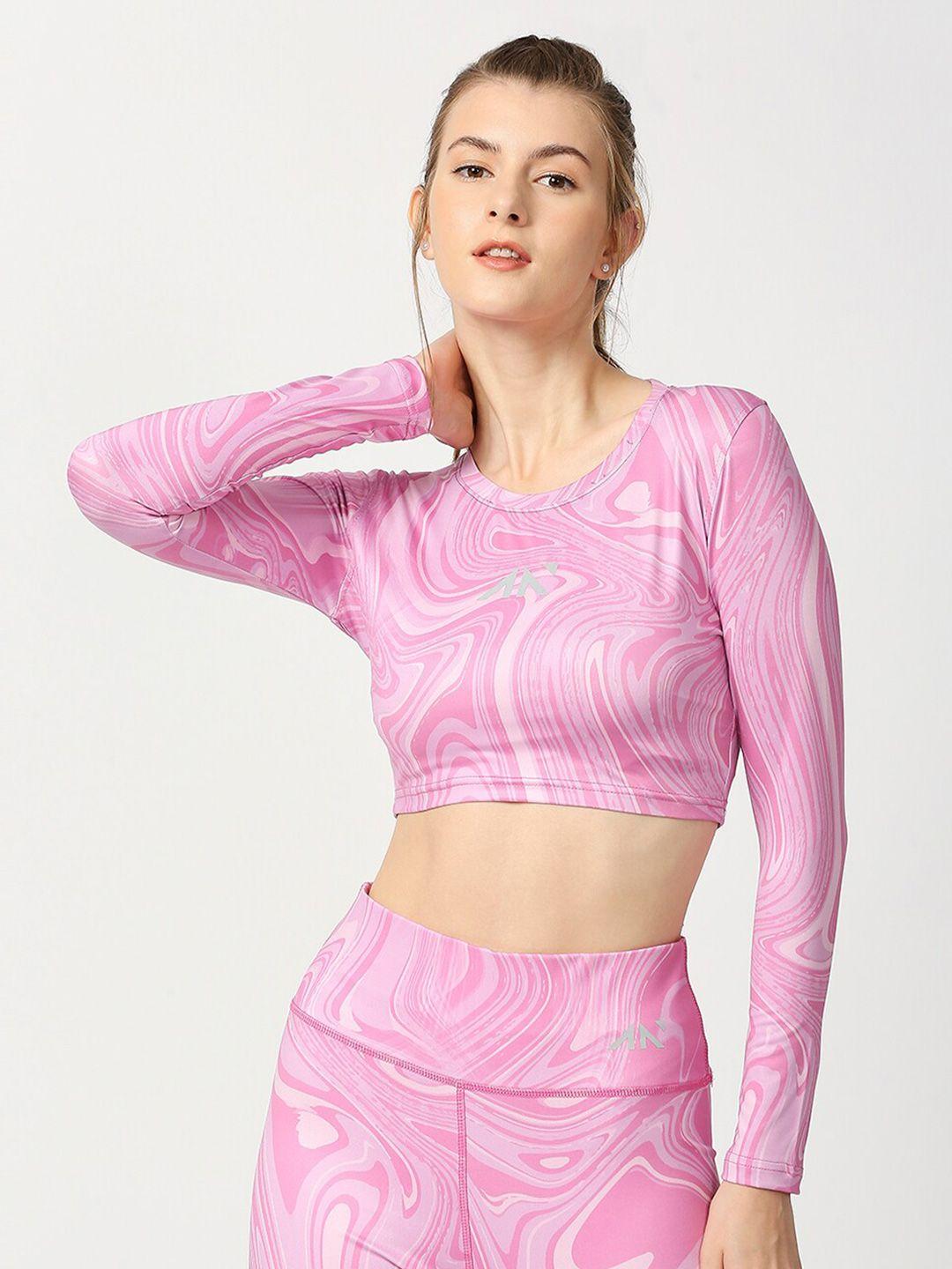 aesthetic nation woman pink vogue crop top