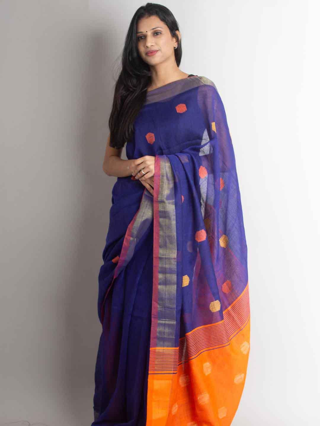 aevum ethnic motifs woven design zari detailed saree