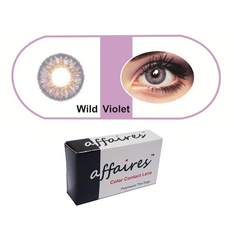 affaires color contact lenses - wild violet