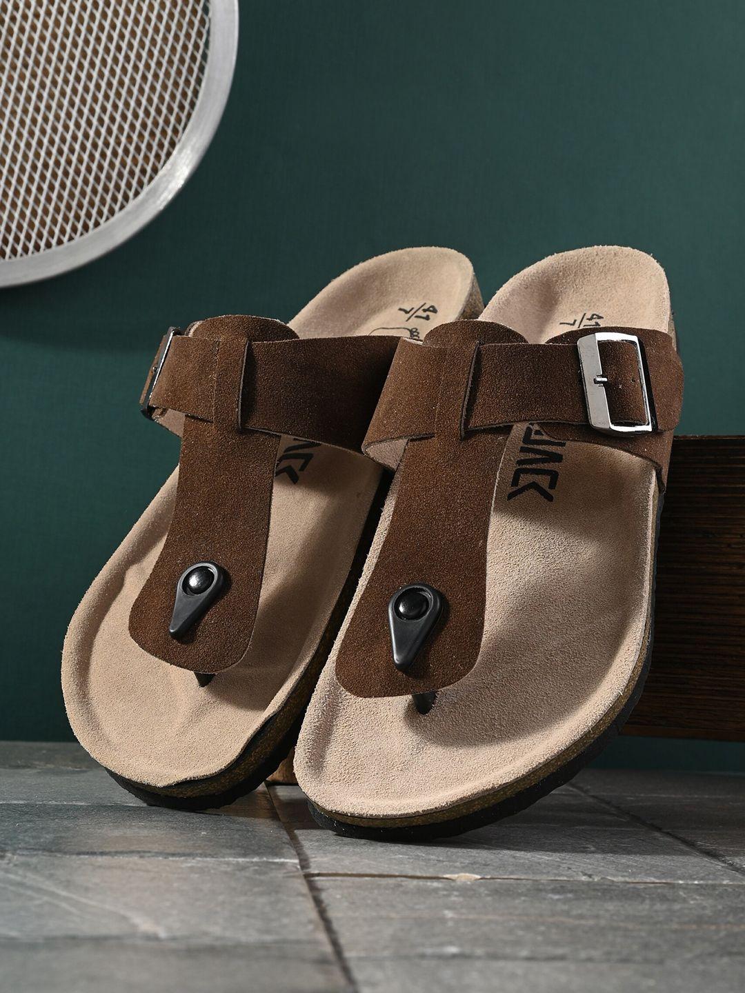 afrojack men suede comfort sandals