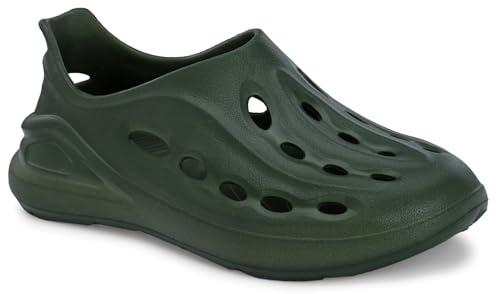 afrojack men's clogs croslite clog sw50 (green, 10)