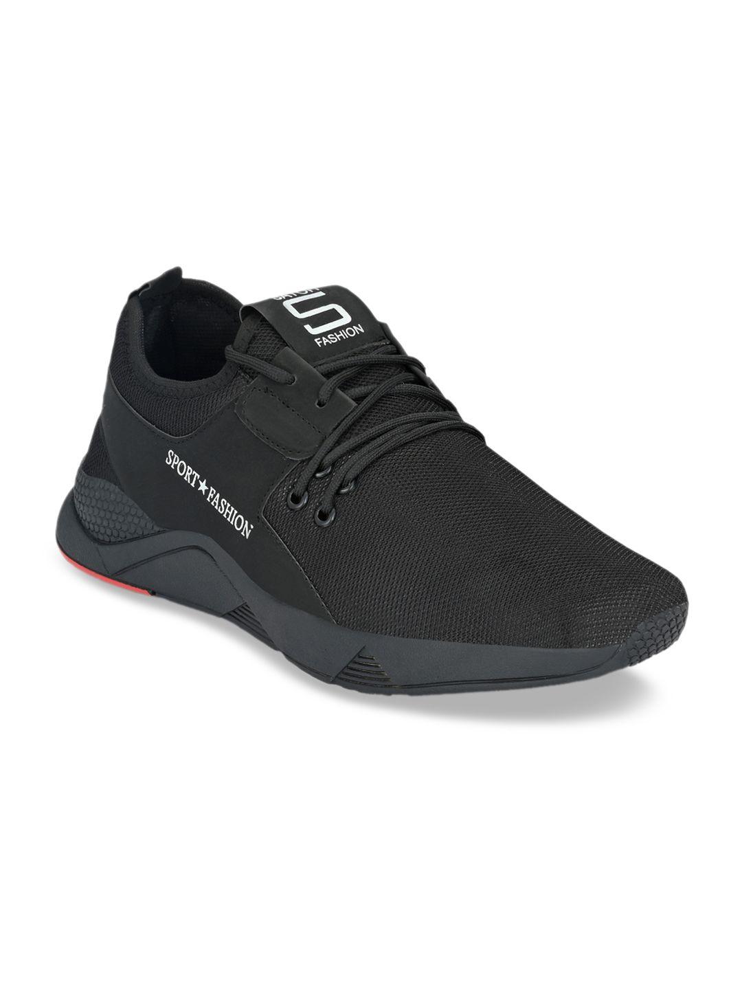 afrojack men black sneakers