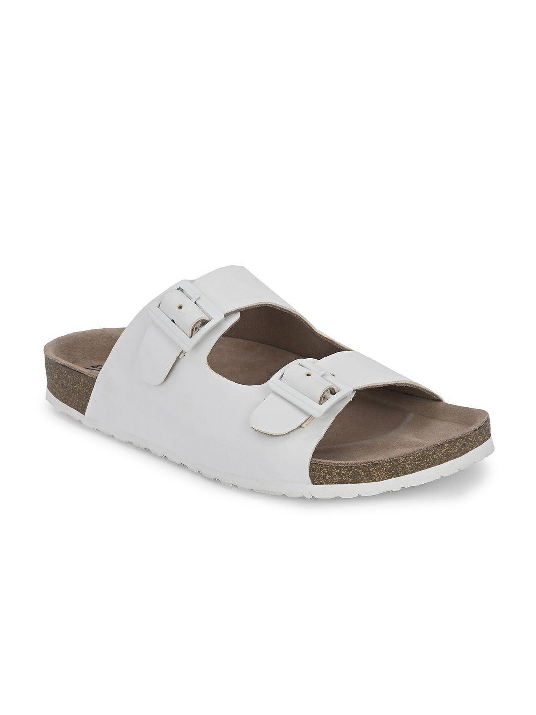 afrojack men white sliders