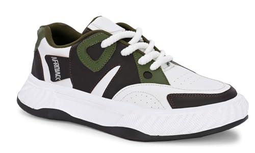 afrojack sneakers for men | shoes for men sneaker | sneakers for boys | casual shoe for mens sneakers | mens sneakers m120 (green, uk footwear size system, adult, men, numeric, medium, 8)