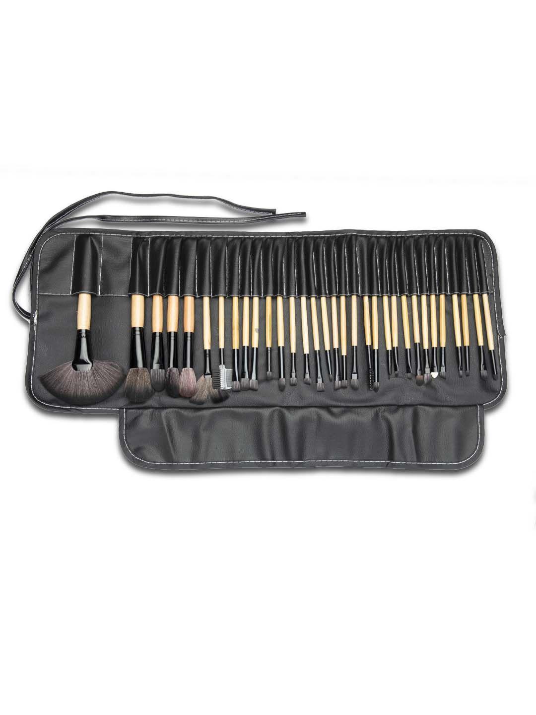agaro set of 32 professional cosmetic makeup brushes with case