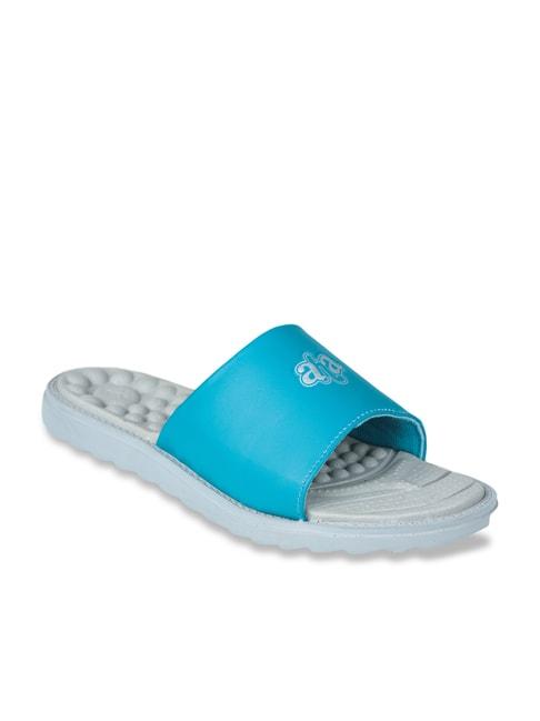 aha by liberty women's sky blue casual sandals