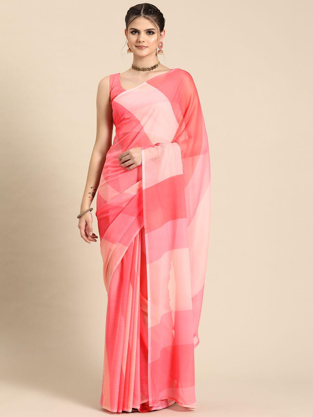ahalyaa colourblocked ready to wear saree