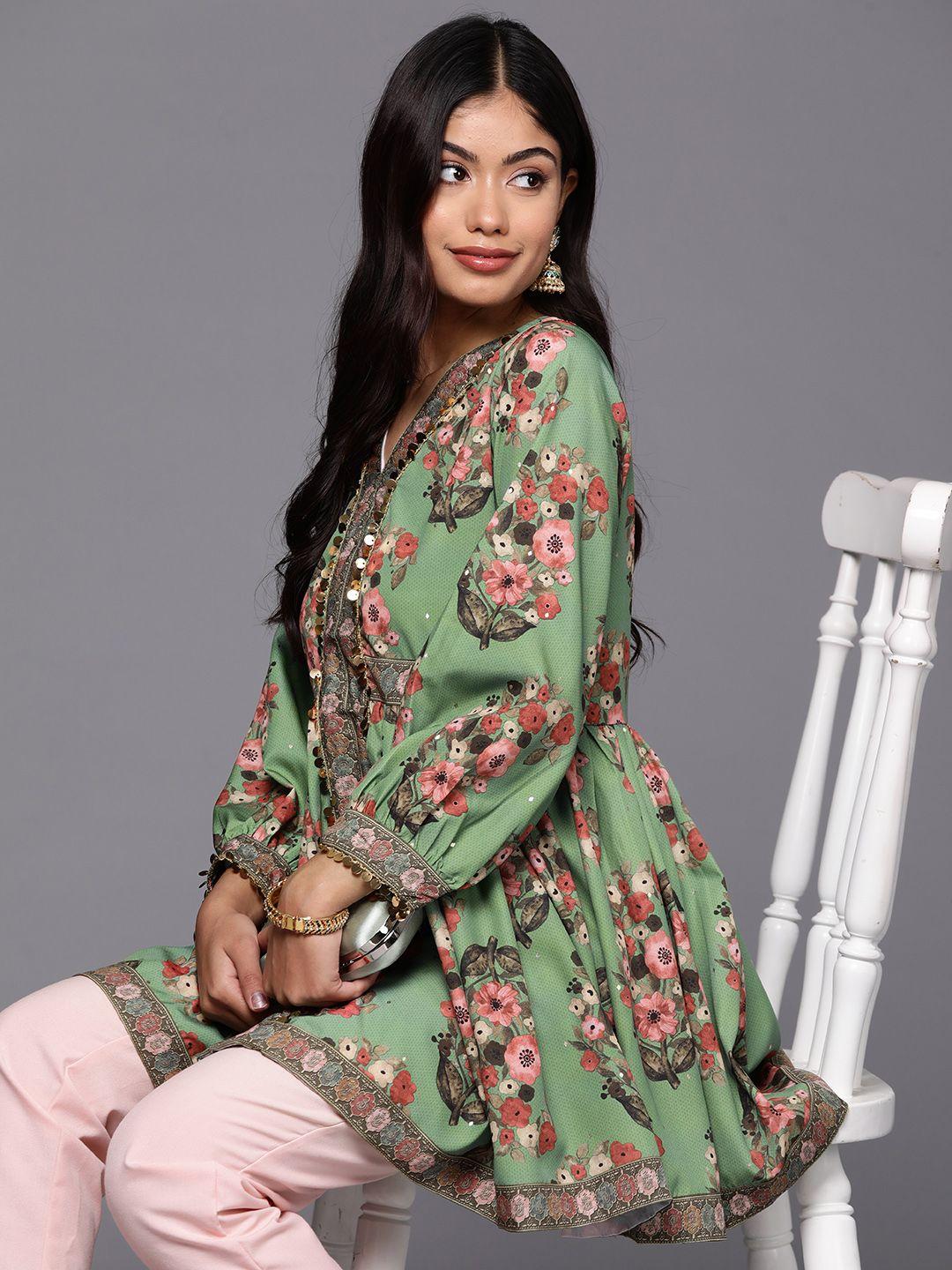 ahalyaa floral printed tunic