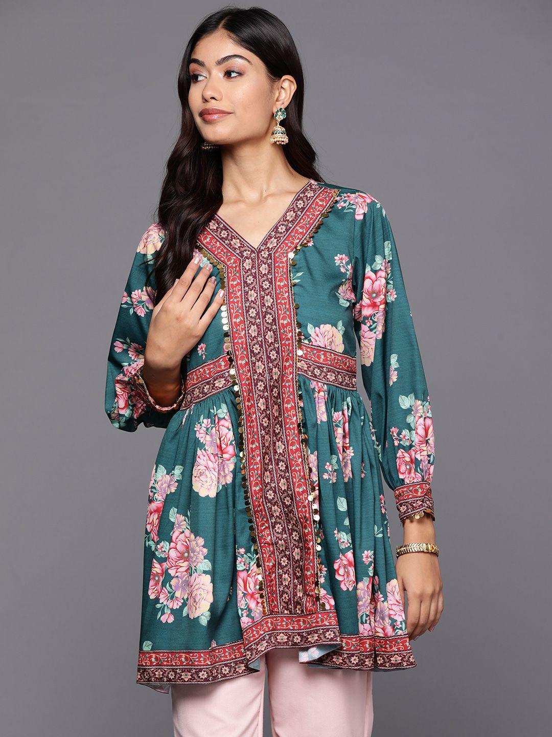 ahalyaa floral printed tunic