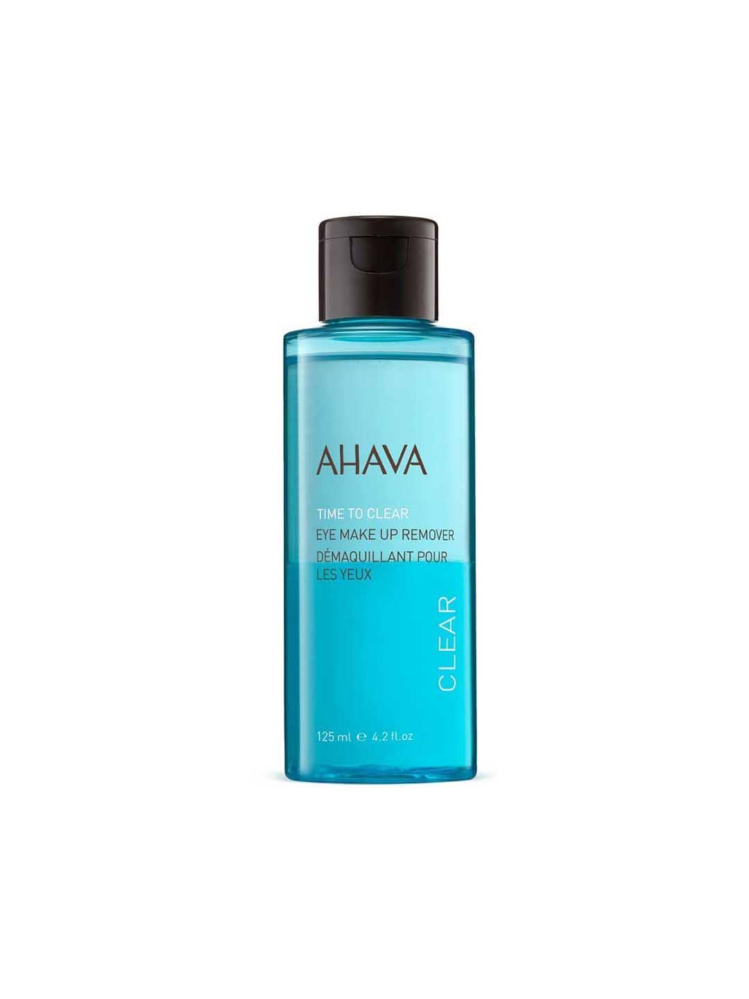 ahava time to clear eye makeup remover to remove waterproof eye makeup - 125ml
