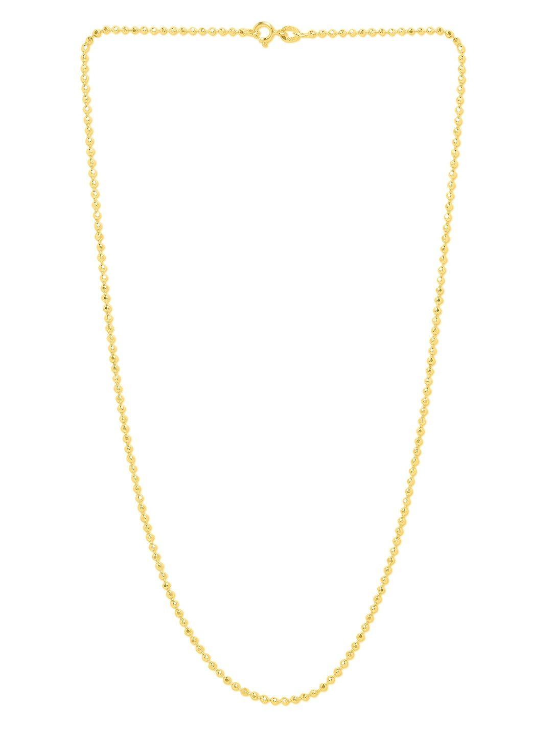 ahilya 92.5 sterling silver gold-plated chain