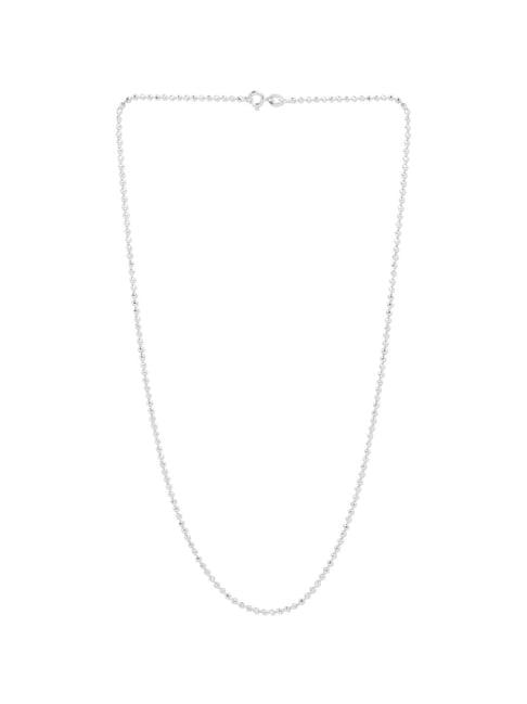ahilya jewels 92.5 sterling silver ball chain for women