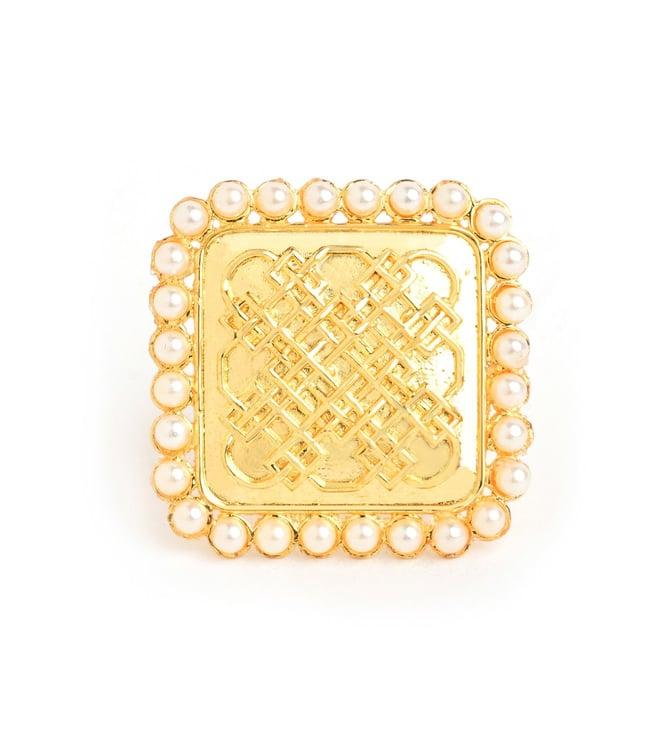 ahilya jewels 92.5 sterling silver suvarna vargah mukta ring for women and girls