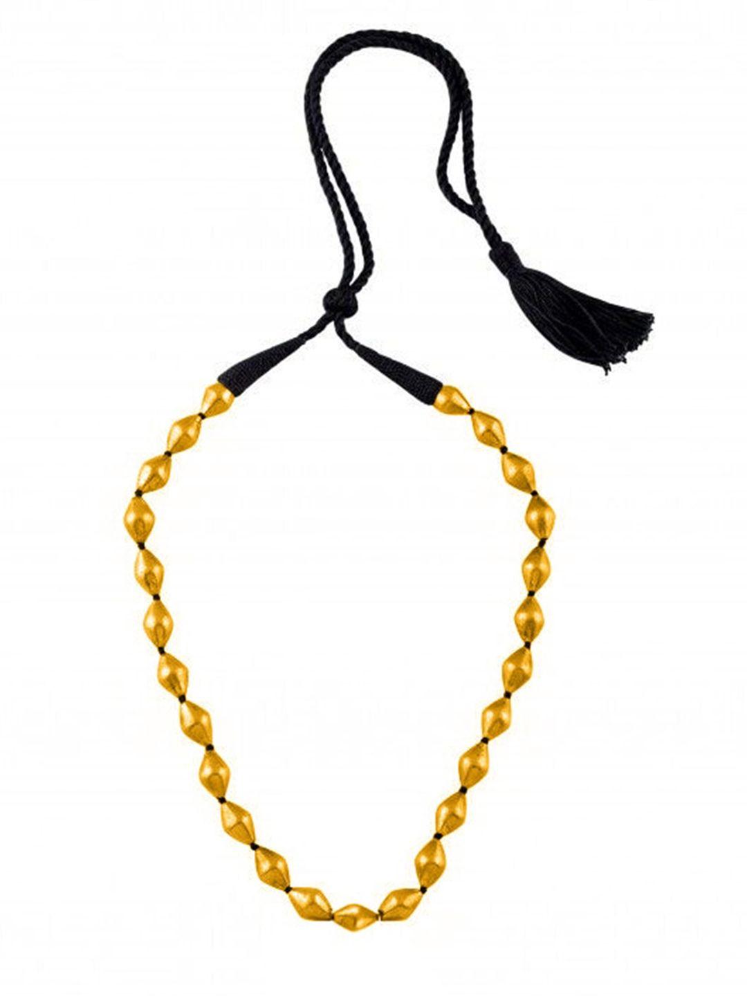 ahilya sterling silver gold-plated necklace