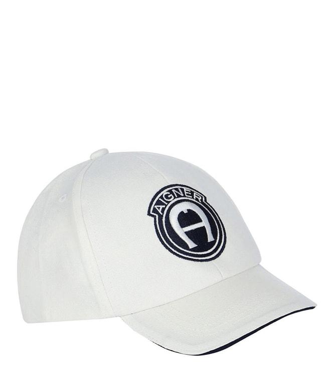 aigner kids white logo baseball cap (16 y)