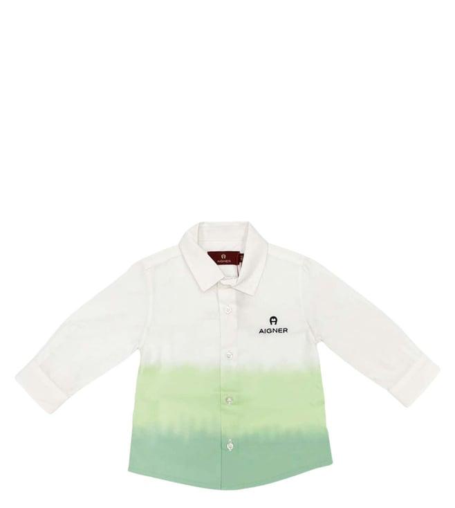 aigner kids multi tie-dye fitted fit shirt