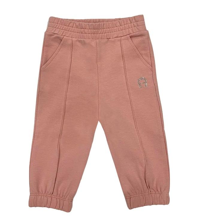aigner kids pink fitted fit joggers