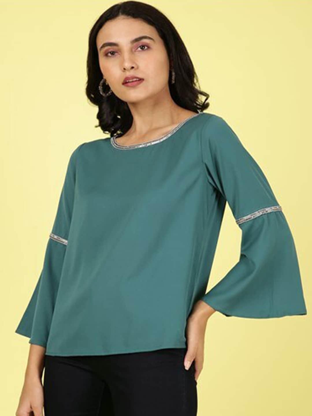 aila bell sleeves cotton regular top