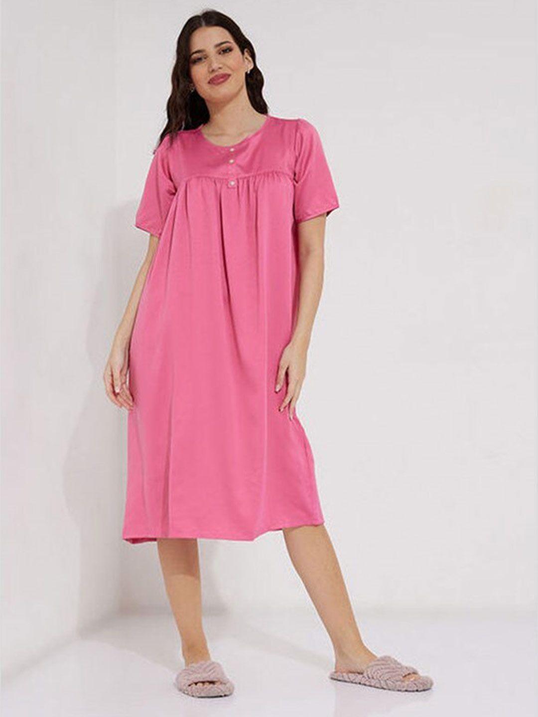 aila puff sleeves nightdress