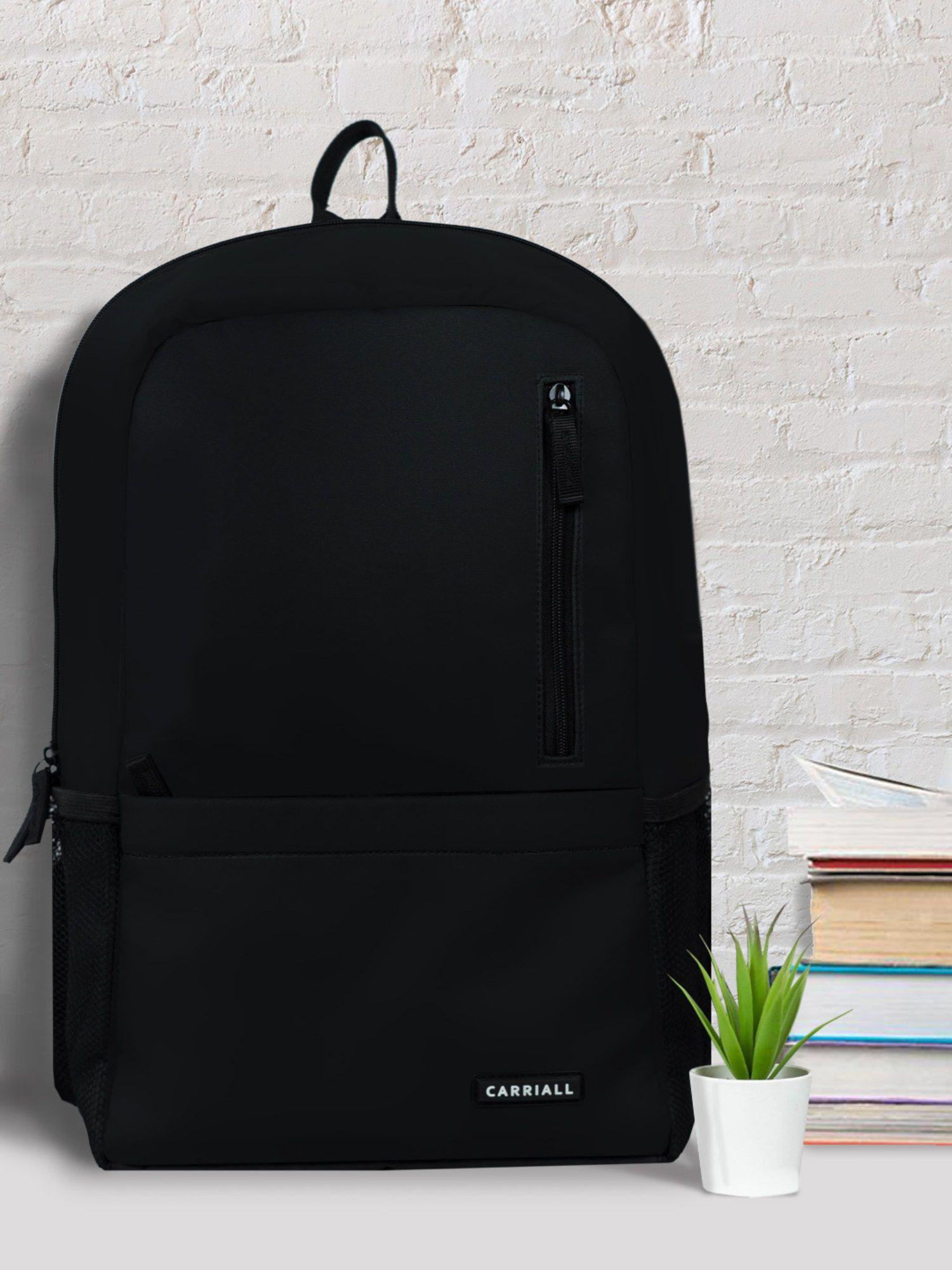 aim black laptop backpack (m)